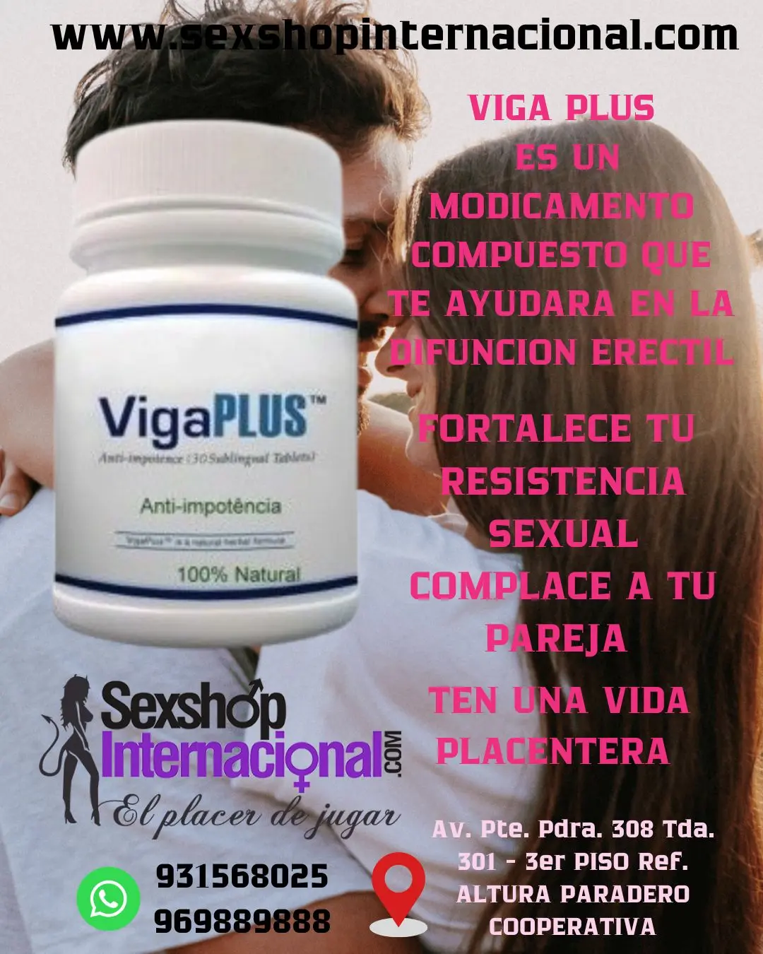 VIGAPLUS TE AYUDA CON LA DIFUNCION ERECTIL 