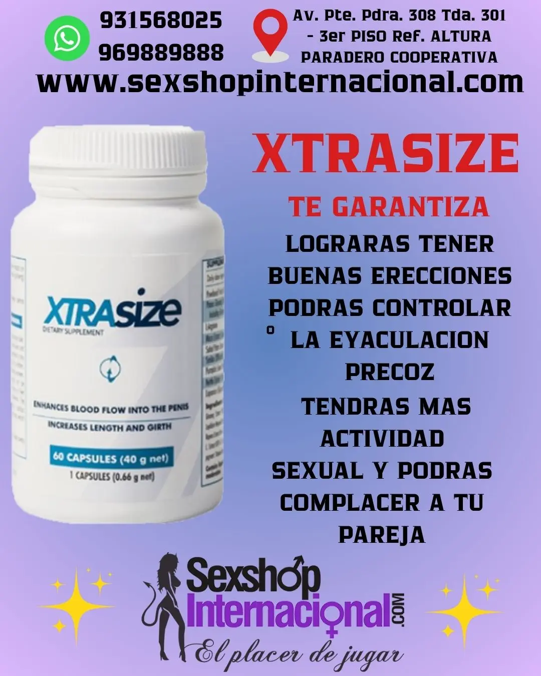XTRASIZE MEJORA TU RENDIMIENTO SEXUAL