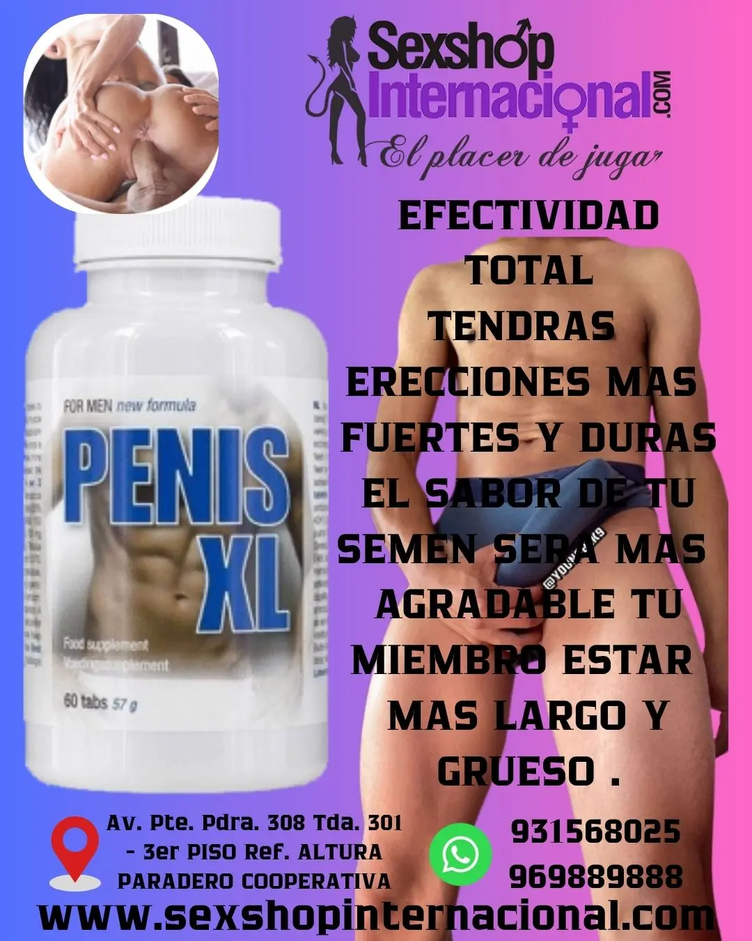 PENIS XL AUMENTA TU POTENCIA SEXUAL 