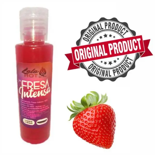  LUBRICANTE SABOR FRESA INTENSA