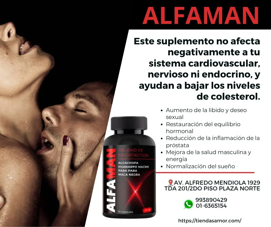 AlfaMan ORIGINAL Energía Masculina alarga y engruesa 