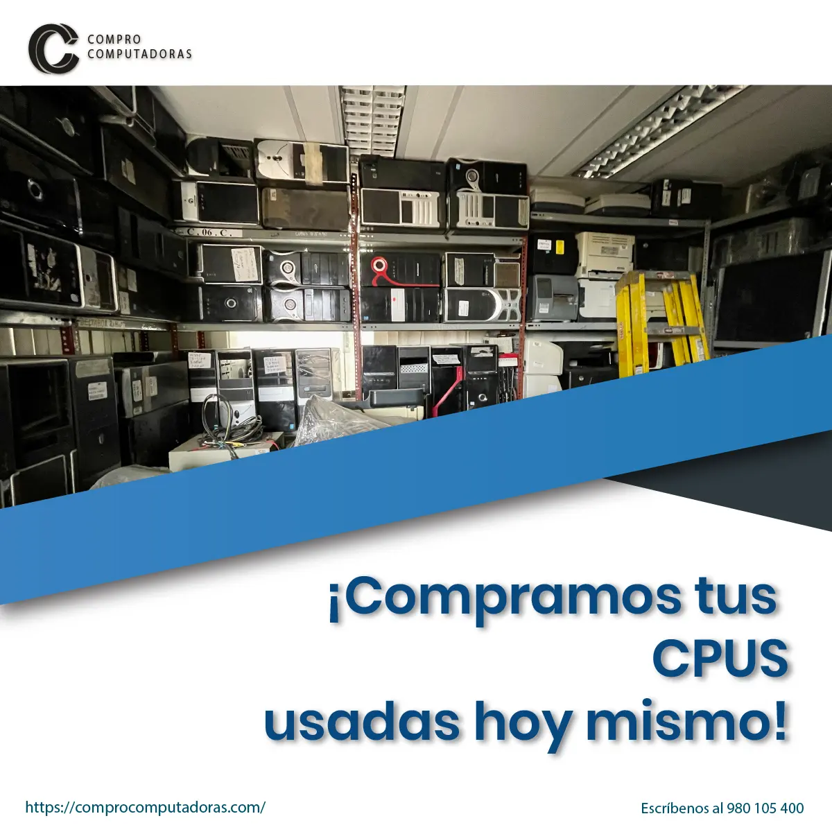 Compramos computadoras completas o incompletas