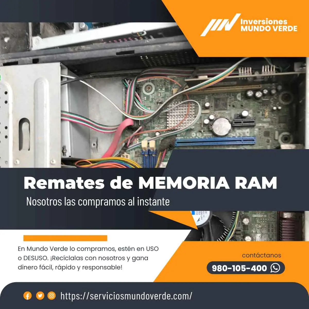 Reciclar es ayudar Gana dinero con tus equipos en desuso