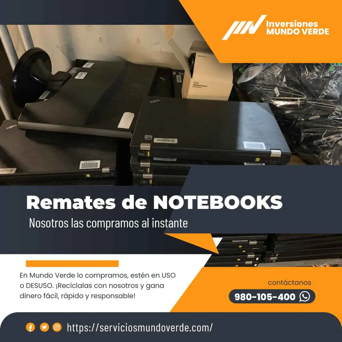 Reciclar es ayudar Gana dinero con tus equipos en desuso