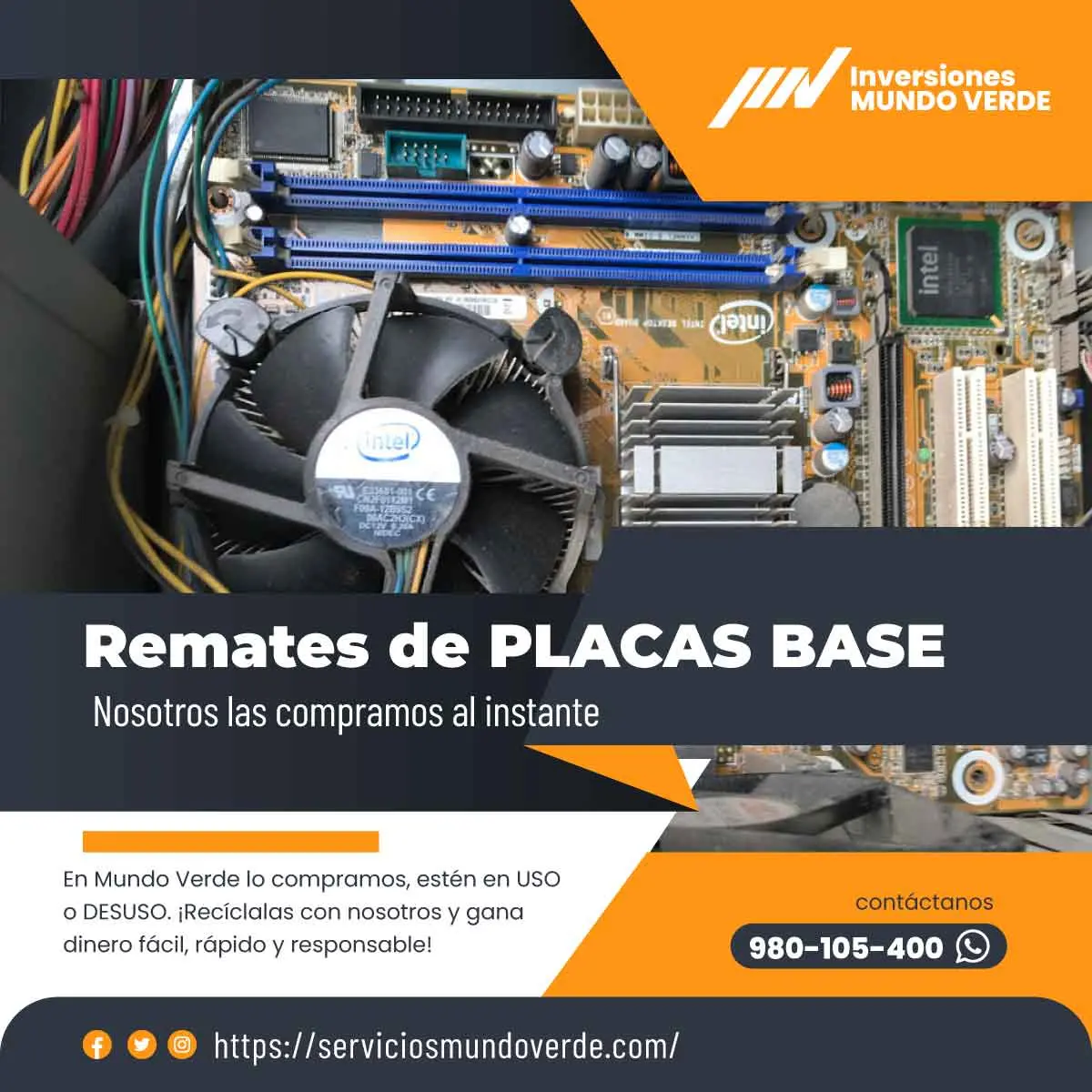 Reciclar es ayudar Gana dinero con tus equipos en desuso