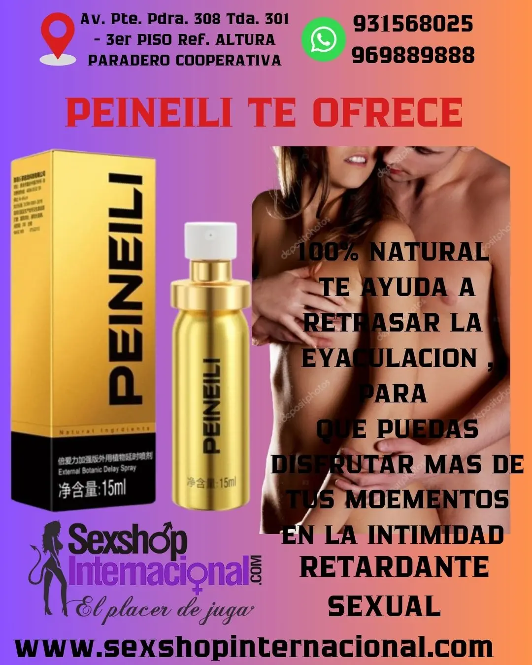 PEINEILI DORADO RETARDANTE PRECISO Y EFICAZ 