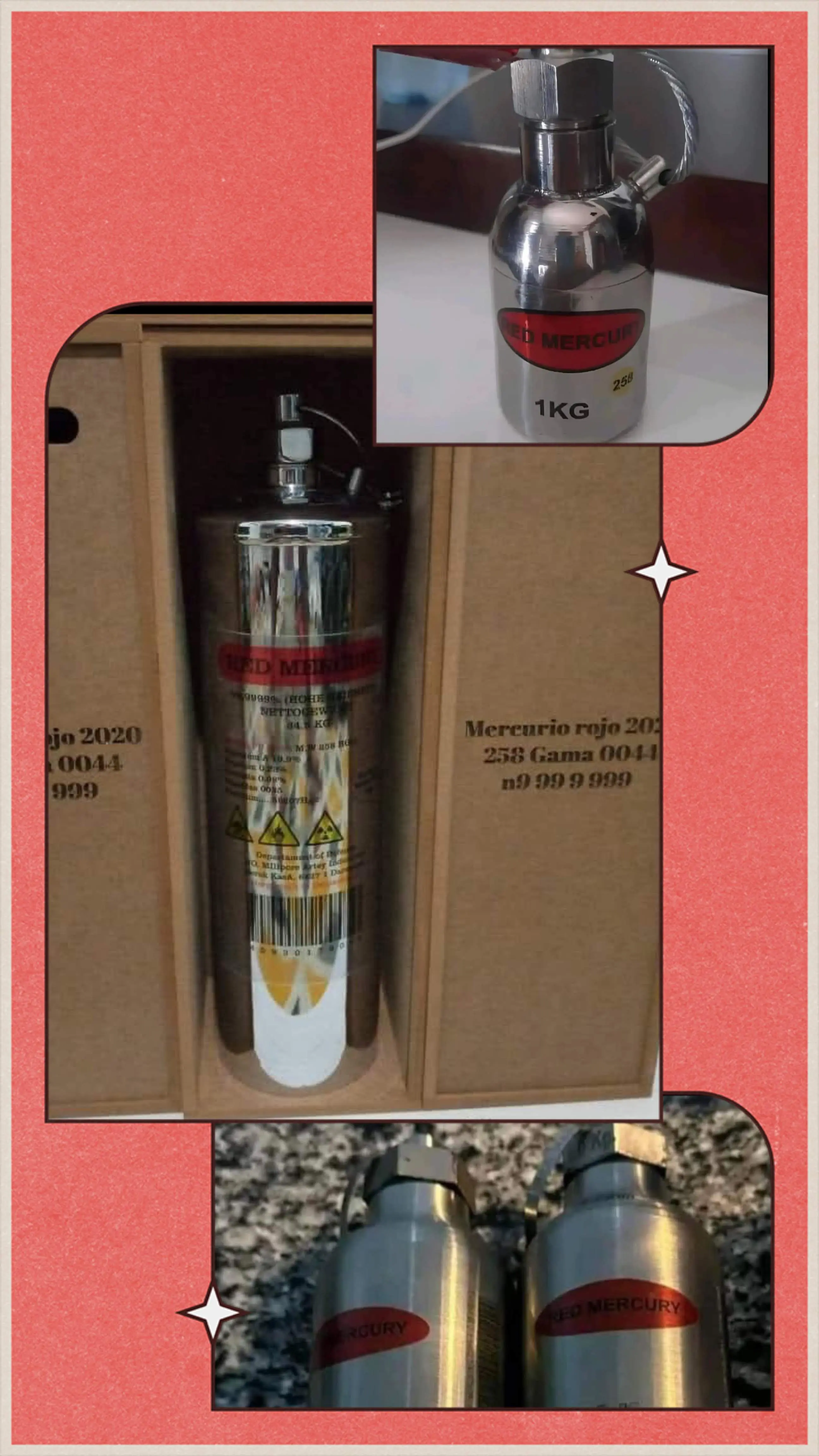 Mercurio red Mercury 