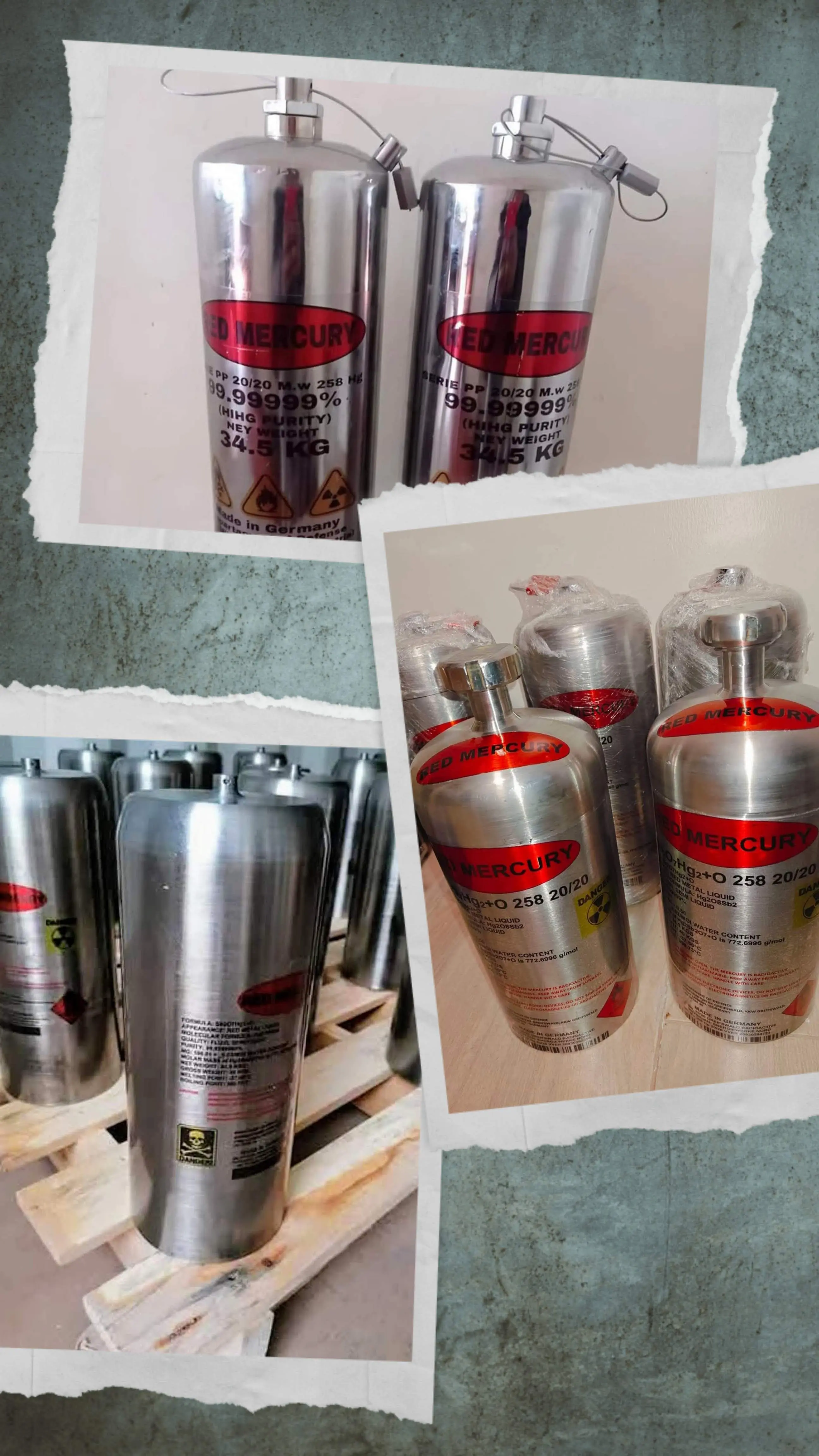 Mercurio red Mercury 