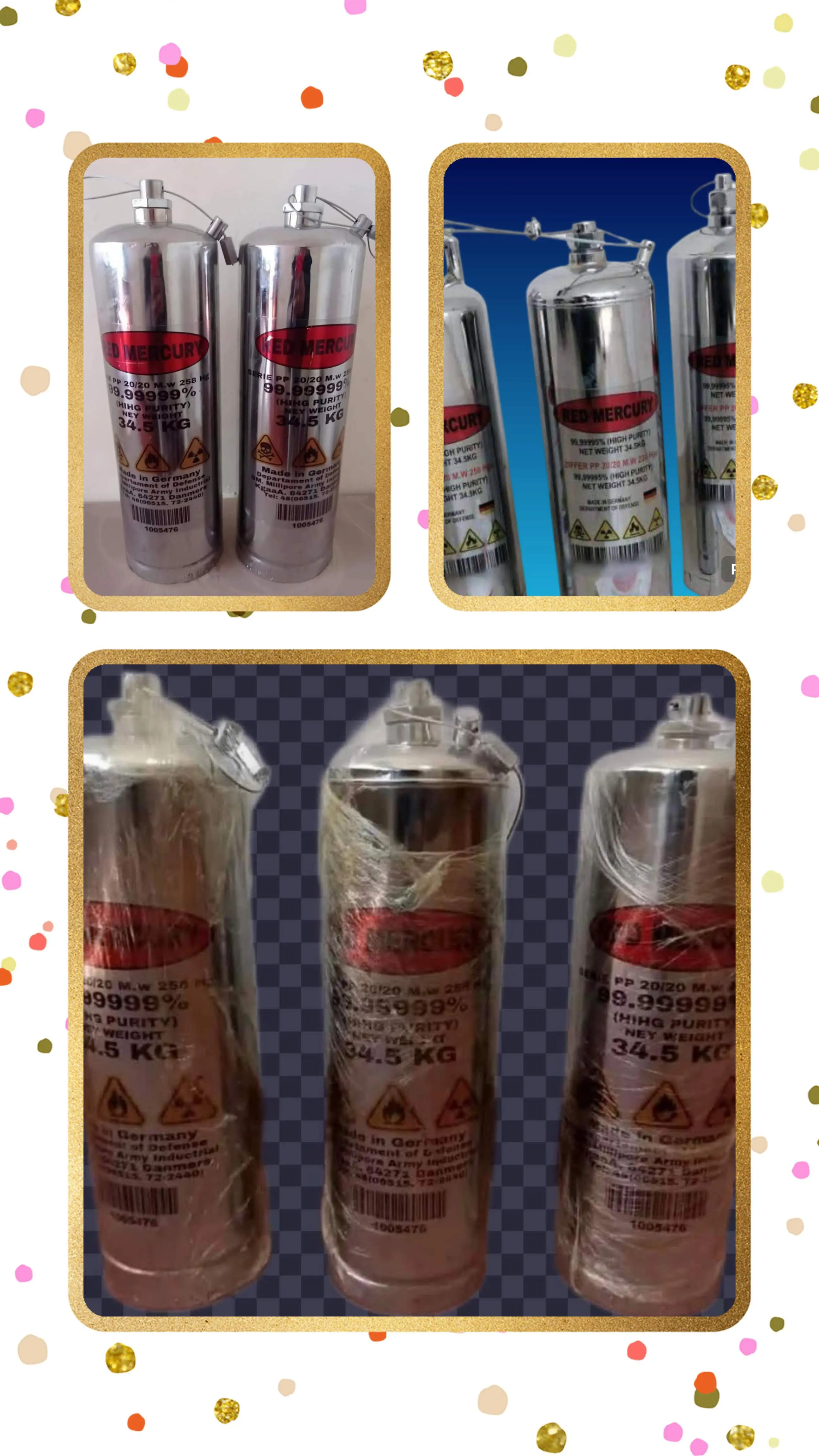 Mercurio red Mercury 