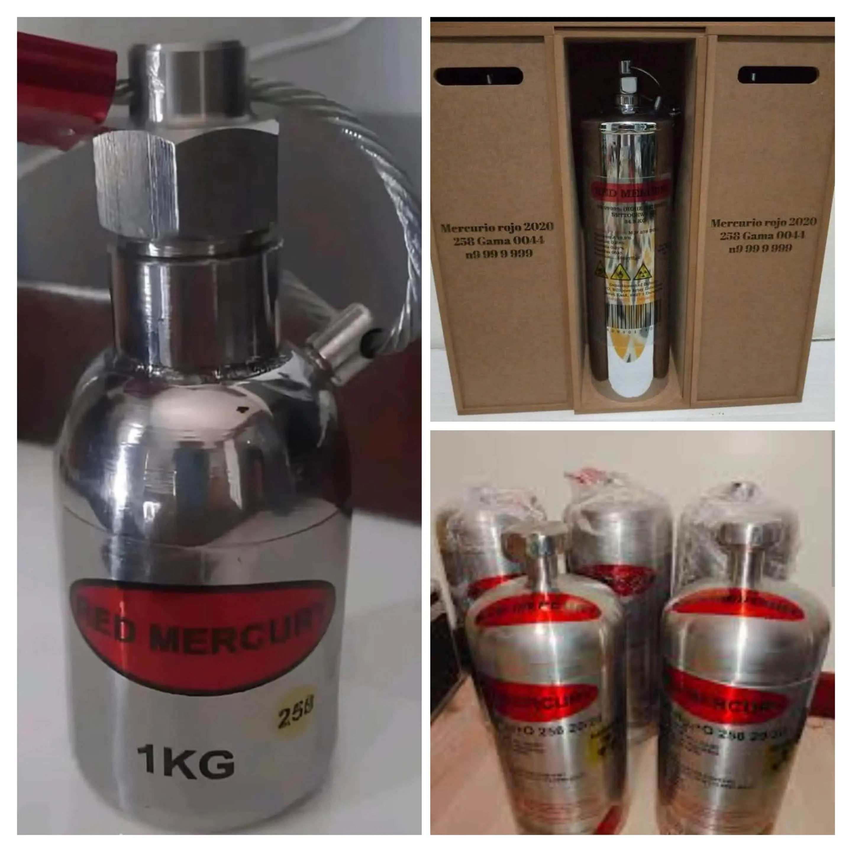 Mercurio red Mercury 