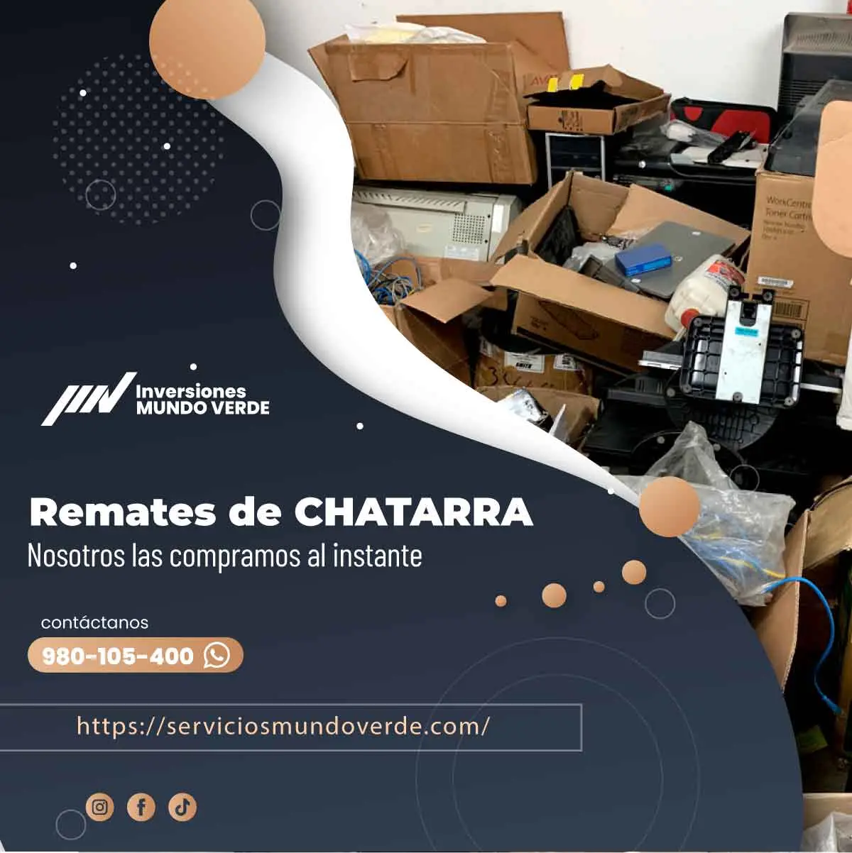 Dale un nuevo destino a tus equipos electrónicos