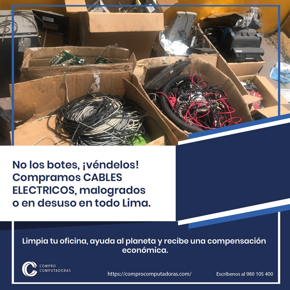  Computadoras obsoletas ocupando espacio 