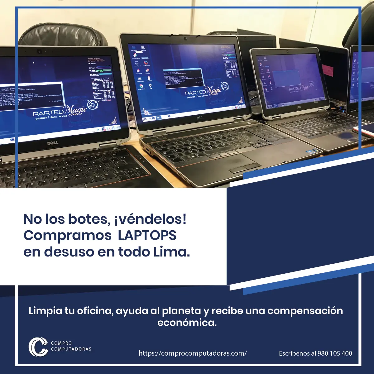 Computadoras viejas una oportunidad de ganar 