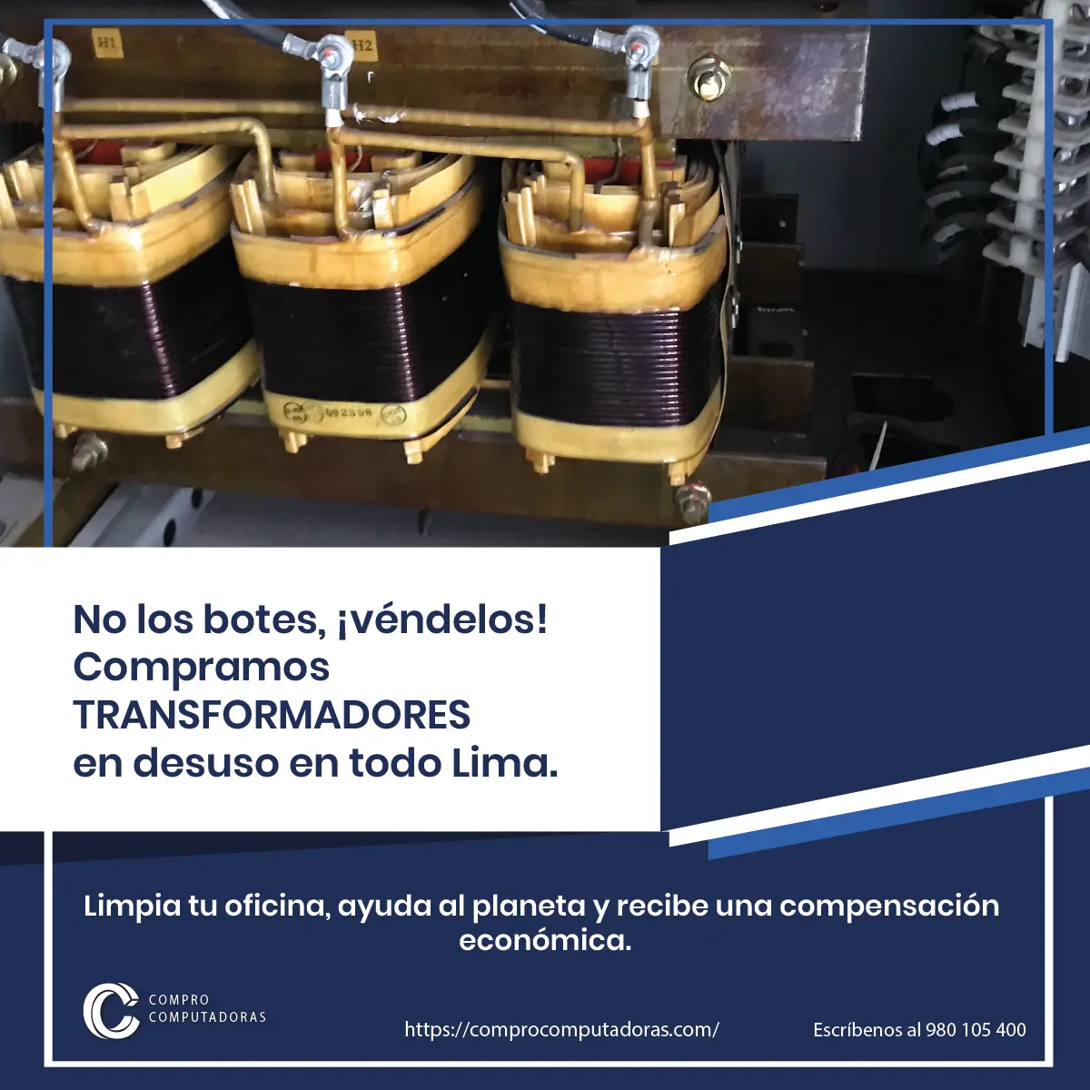 Líderes en reciclaje y compra de computadoras