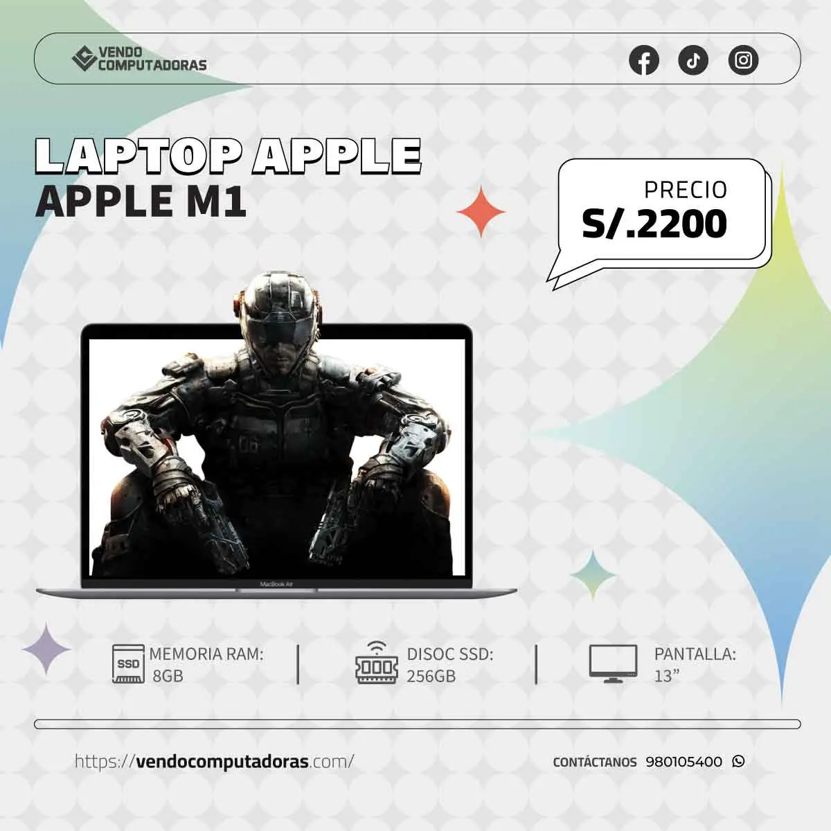  MacBook M1 rápida venta