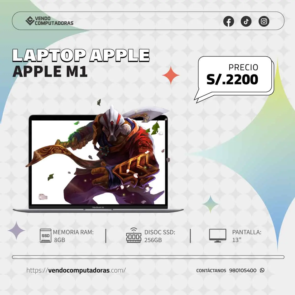  MacBook M1 rápida venta