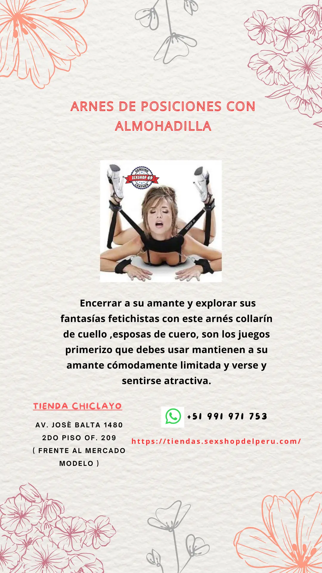  Fetish Arnes de Posiciones con Almohadilla