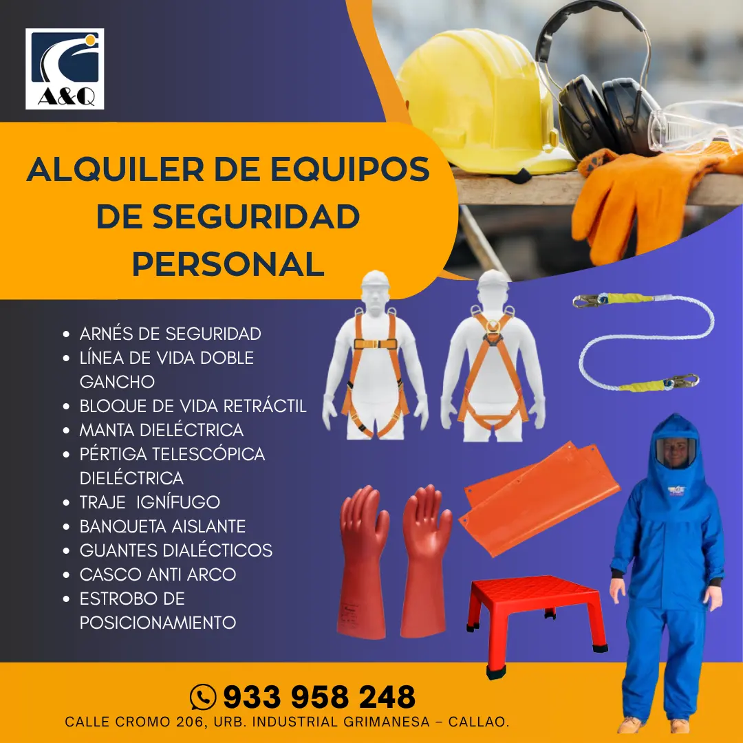 ALQUILER DE QUIPOS DE SEGURIDAD PERSONAL 