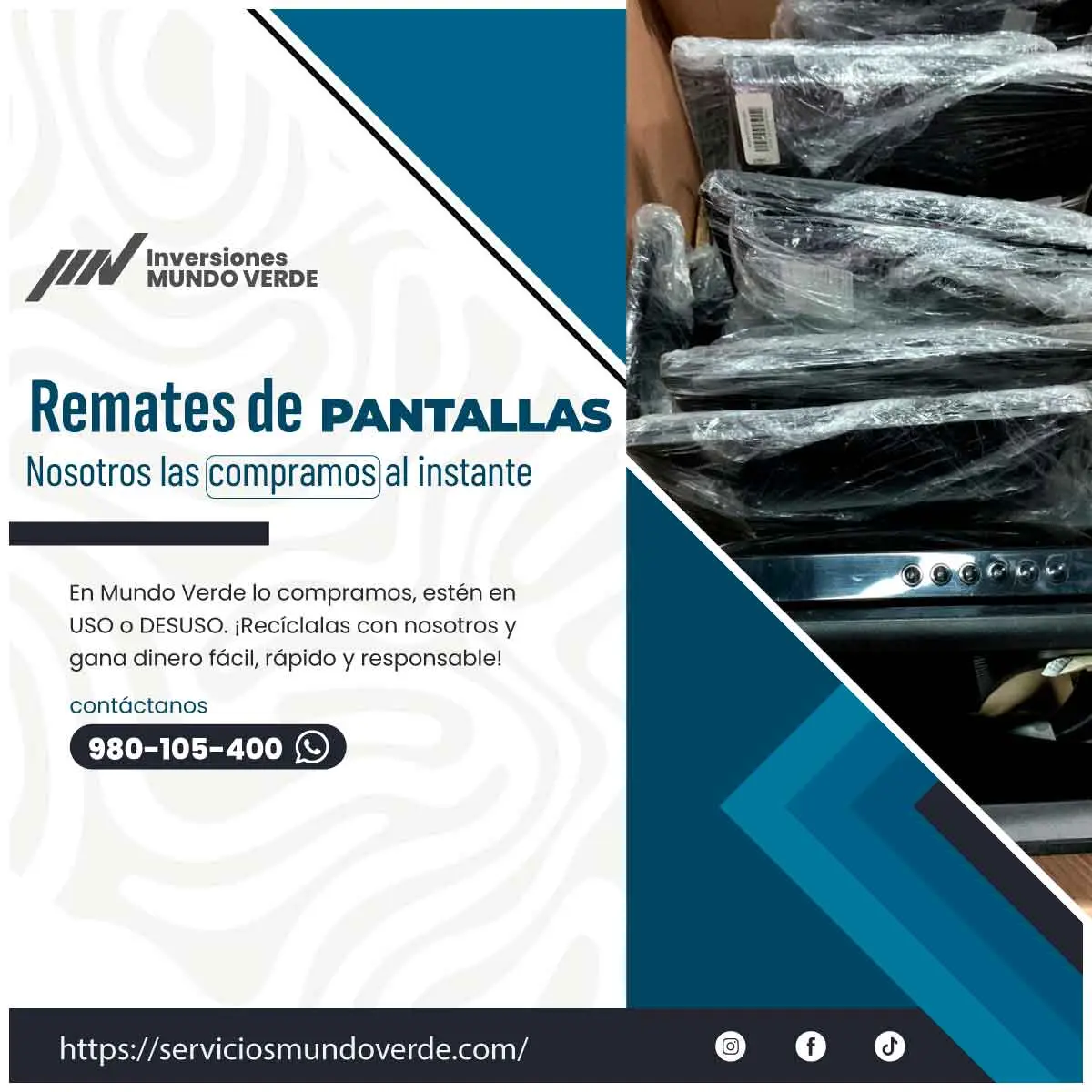 Lo que tú ya no usas nosotros lo transformamos.