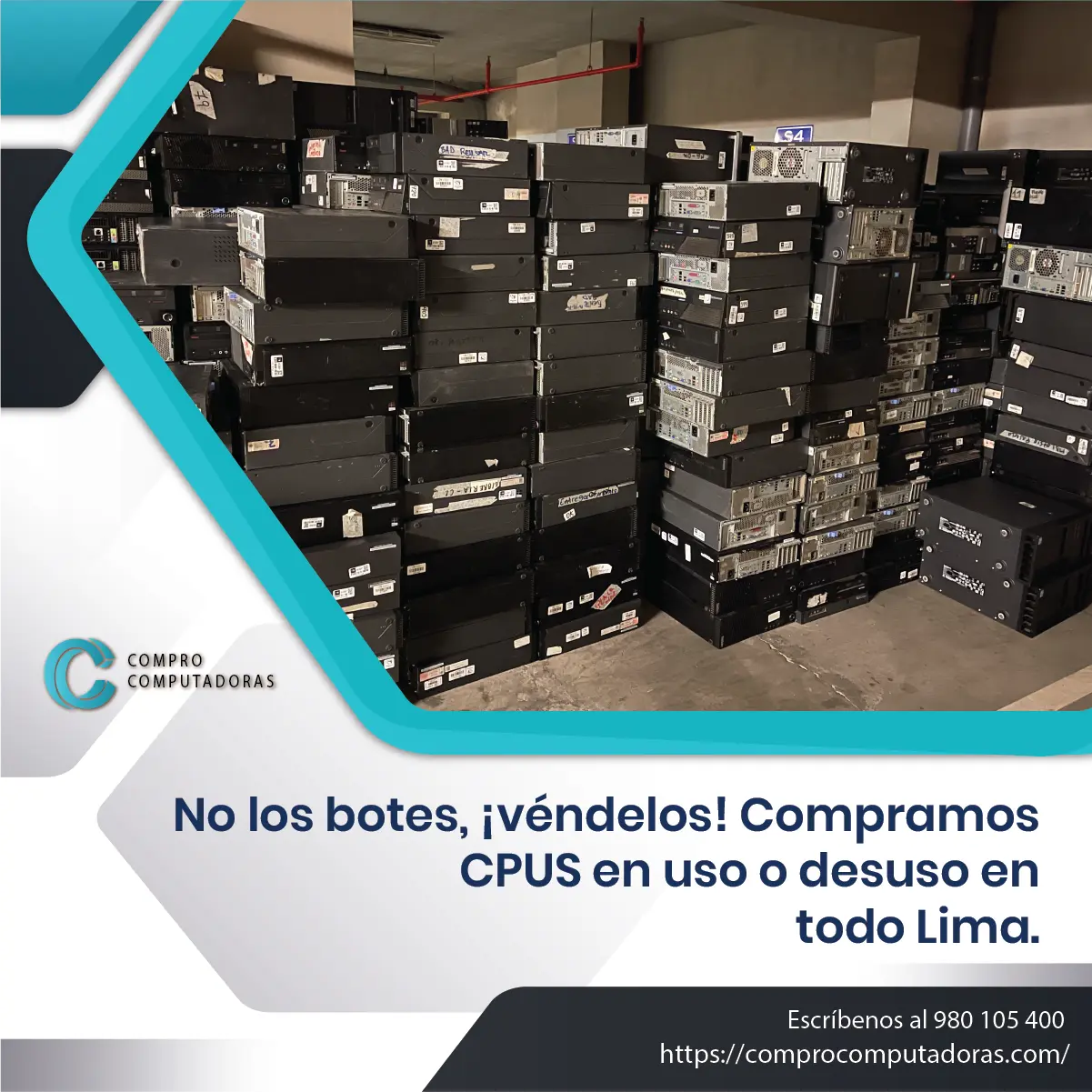 No importa la marca ni el estado Compramos tu PC 