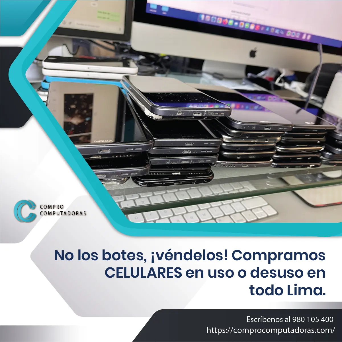  Te estorba tu vieja computadora Nosotros la queremos