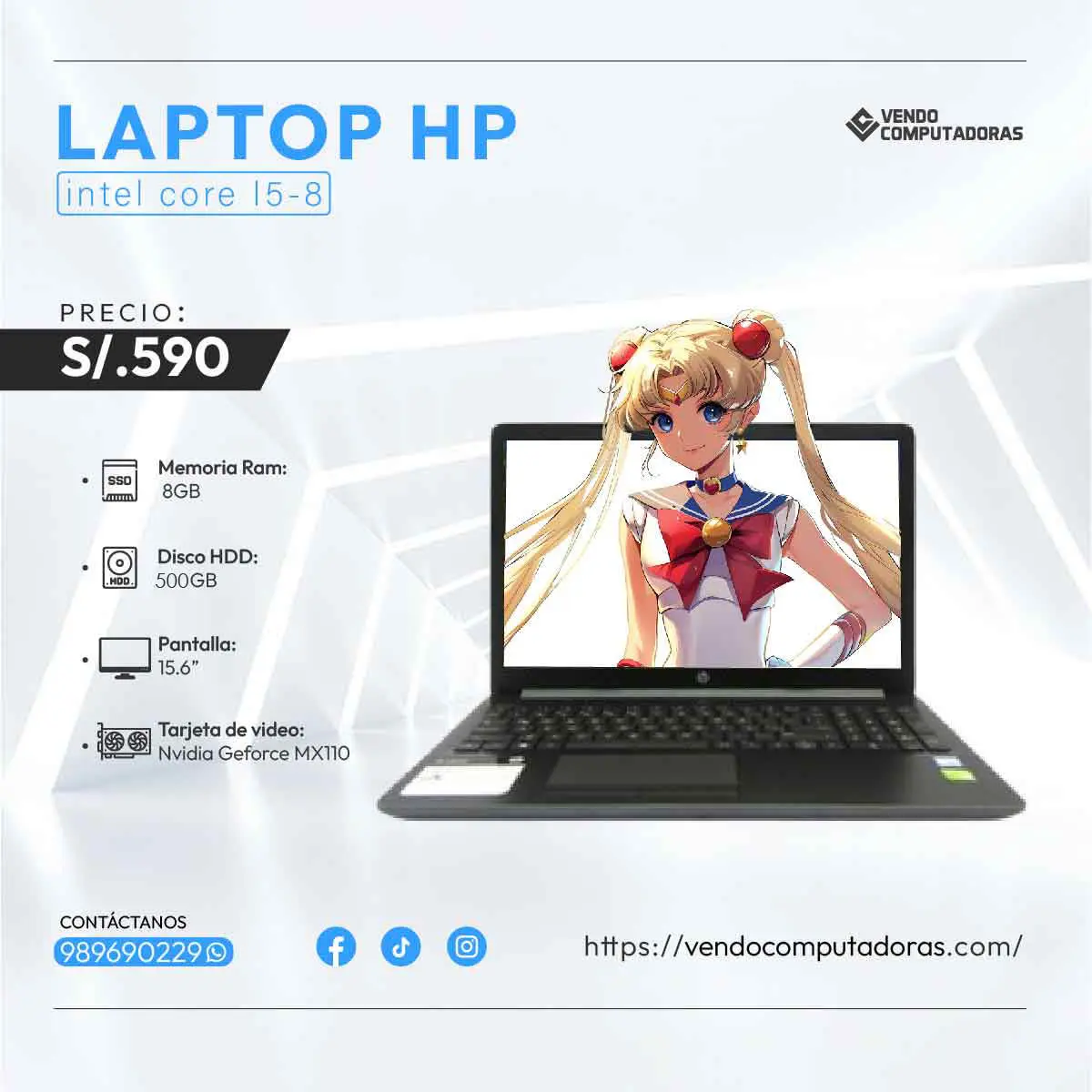 Laptop HP full rendimiento