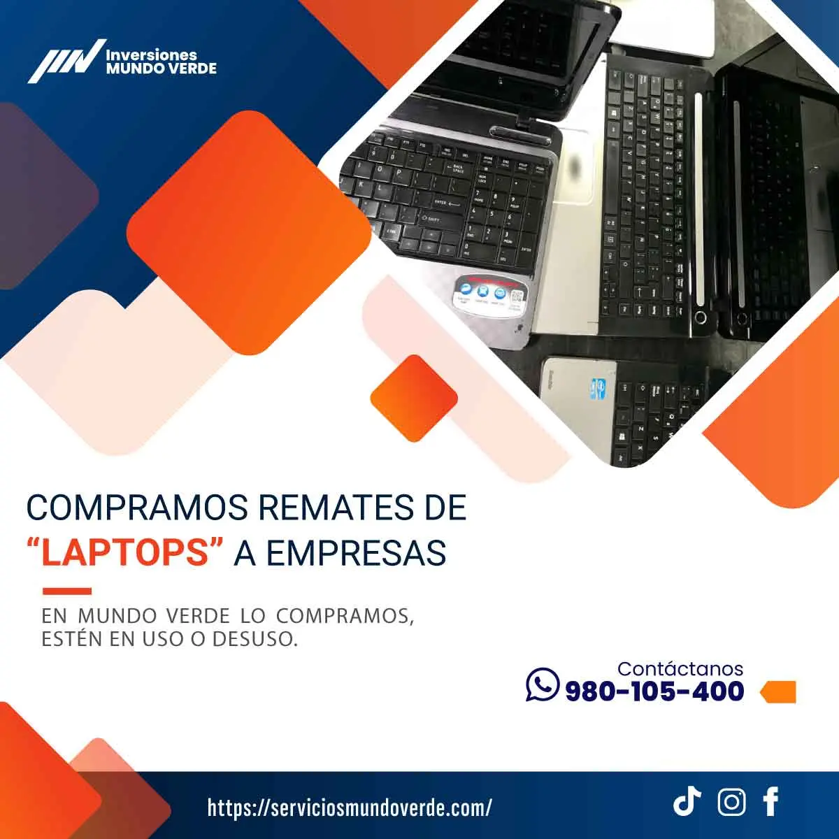 TIENES LAPTOS EN DESUSO LO COMPRAMOS 