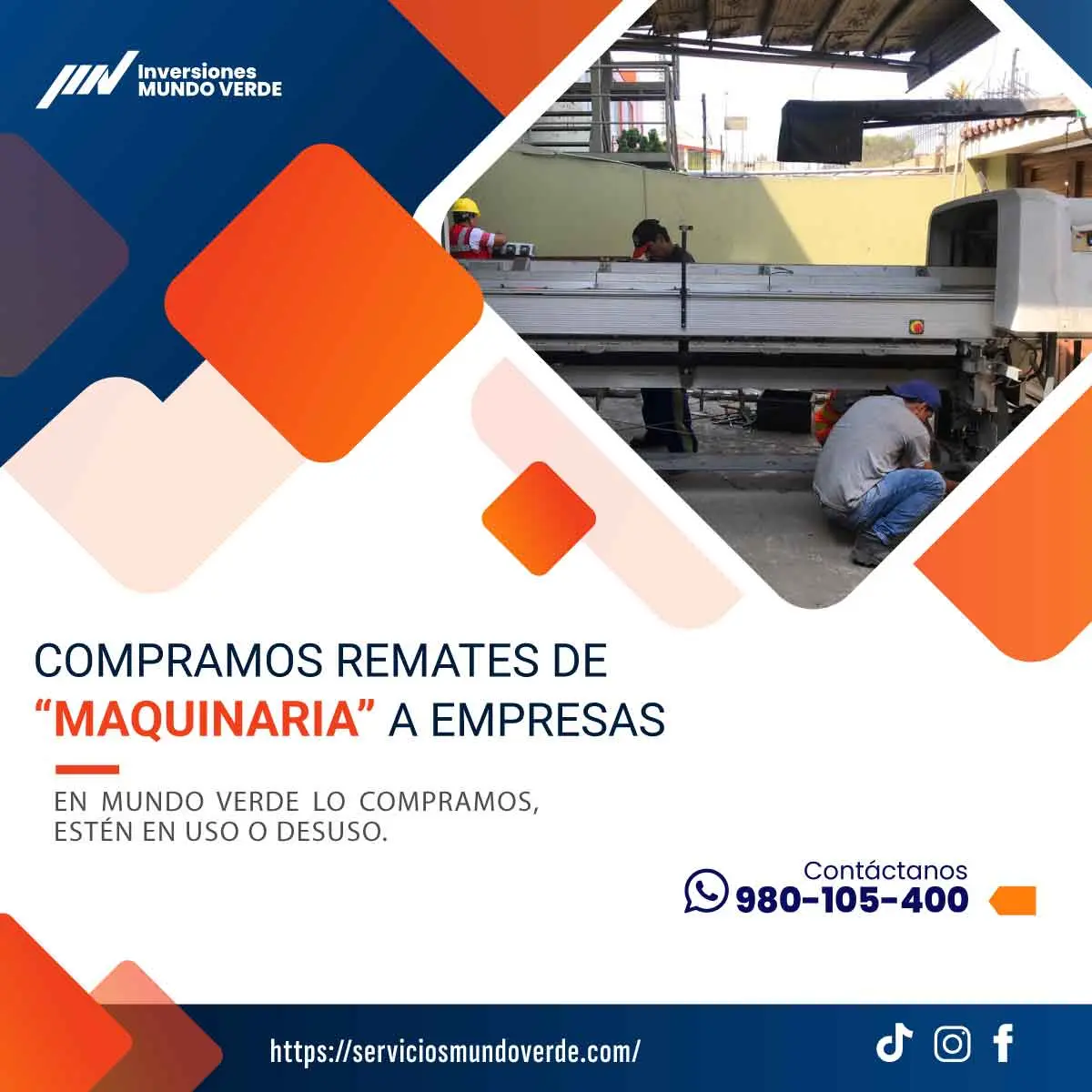 TIENES MAQUINARIAS LO COMPRAMOS 