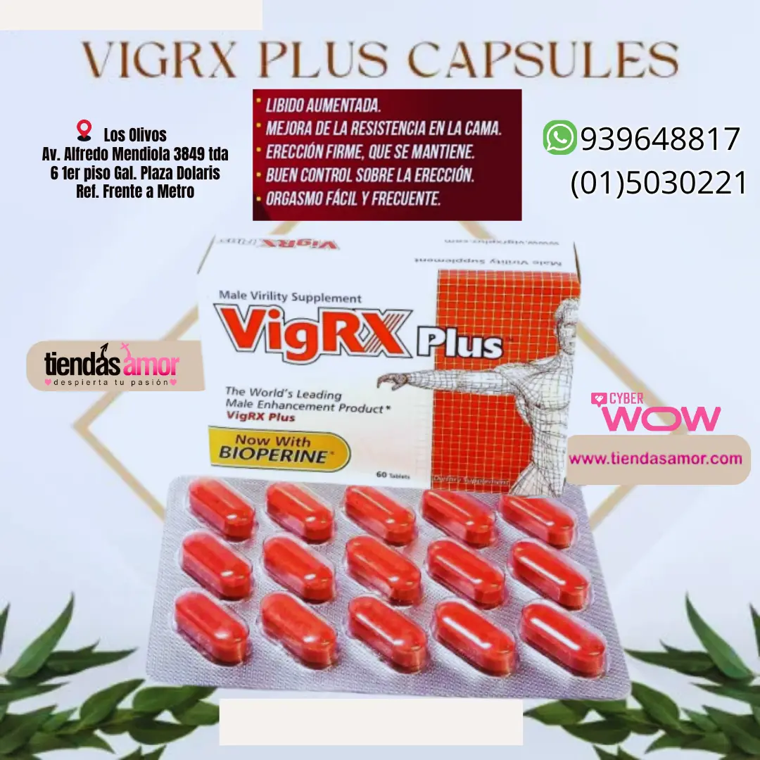 VIgRX PARA HOMBRES MAYOR TAMAÑO Y ENERGIA