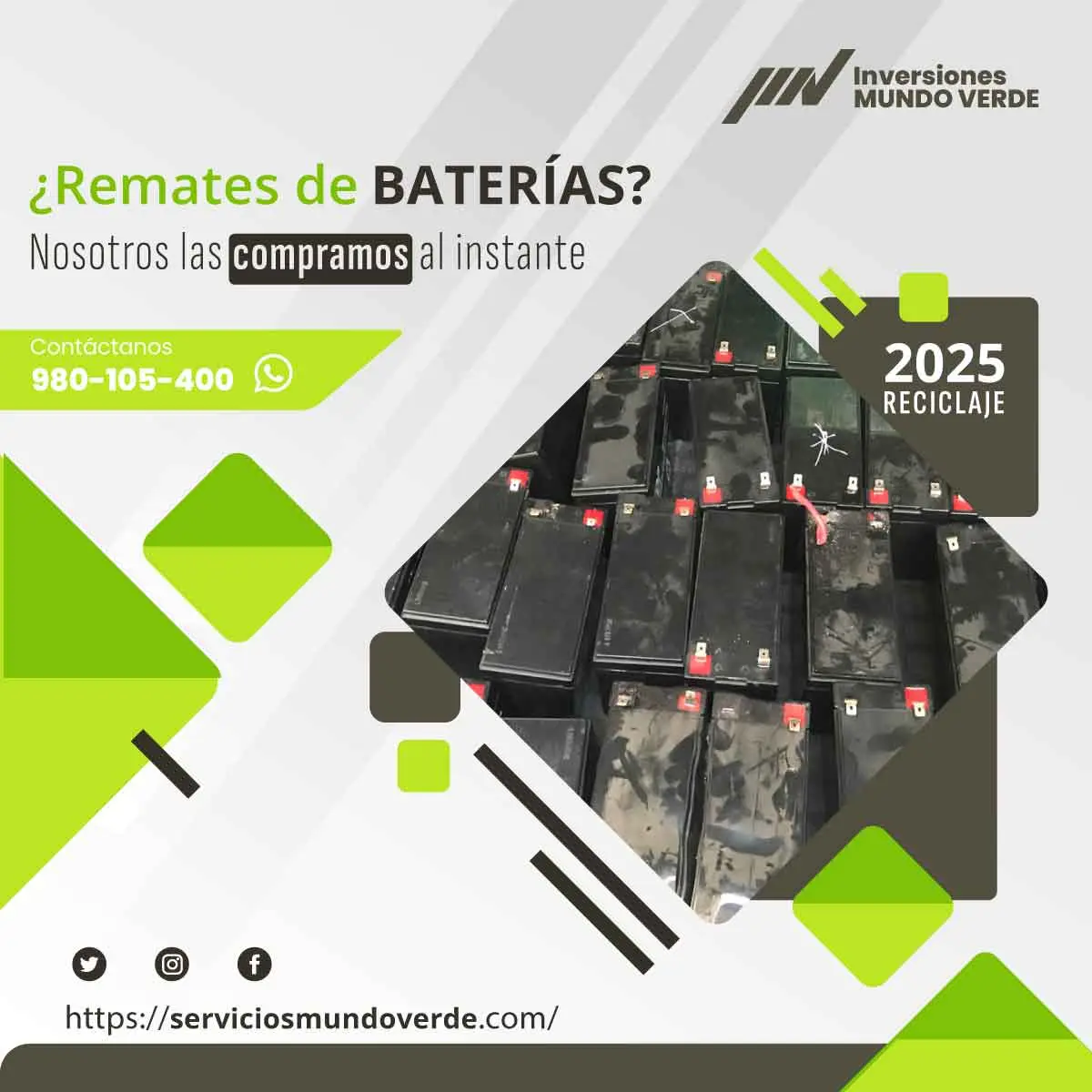 TIENES BATERIAS EN DESUSO LO COMPRAMOS 