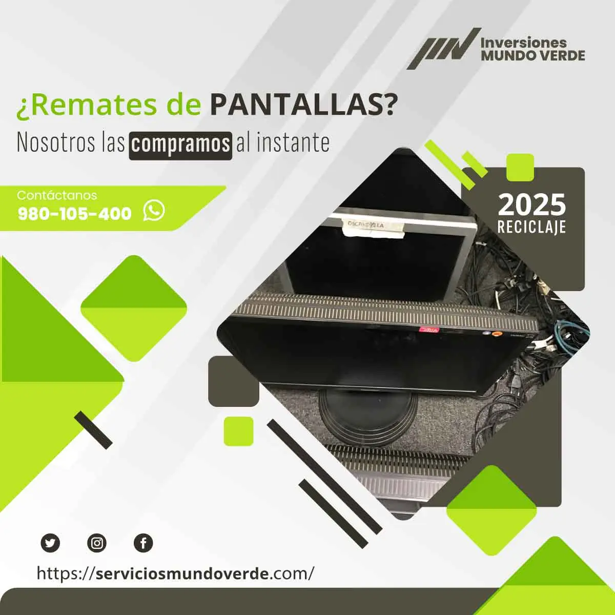 TIENES PANTALLAS LO COMPRAMOS 