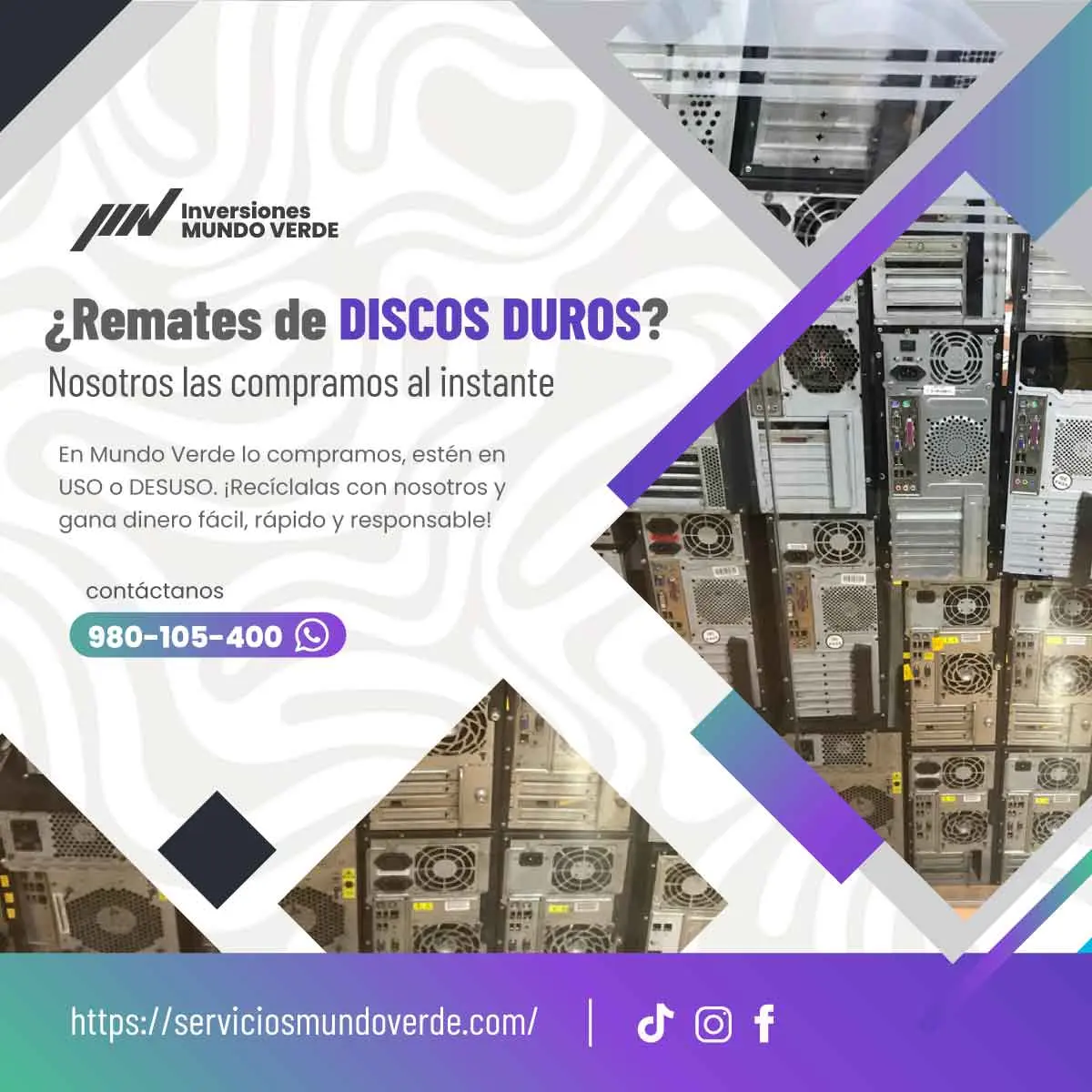  Transforma tus residuos electrónicos en oportunidades 