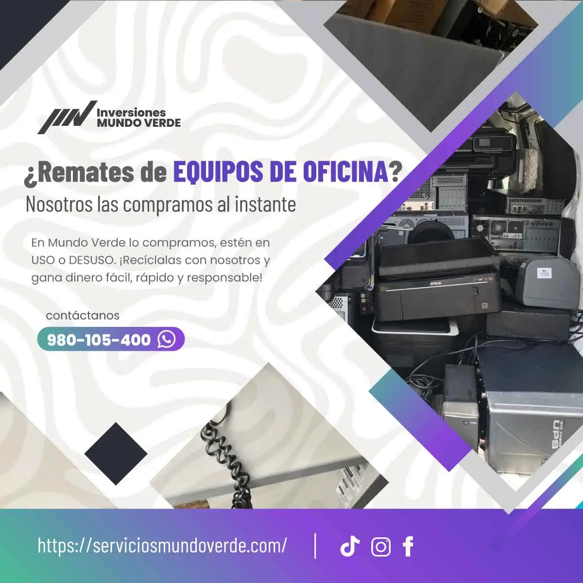  Transforma tus residuos electrónicos en oportunidades 