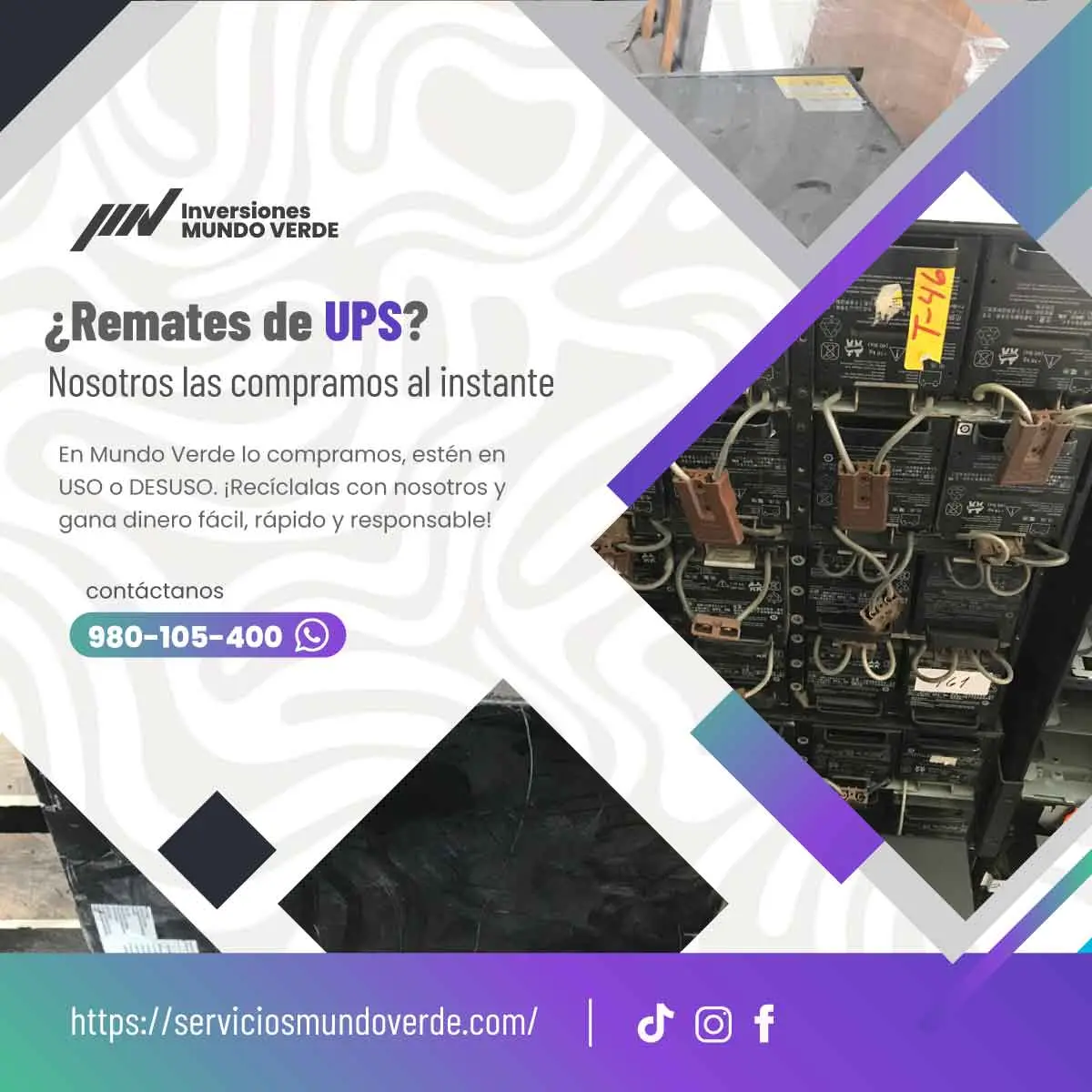  Tu tecnología usada puede seguir ayudando al planeta