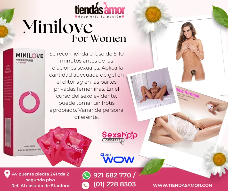 Gel Orgásmico Femenino Minilove Estimula el flujo sanguíneo 