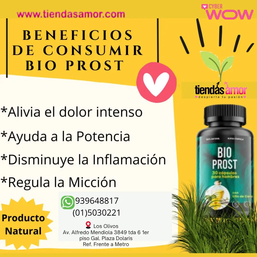 Producto especializado para la Inflamación de la Próstata 