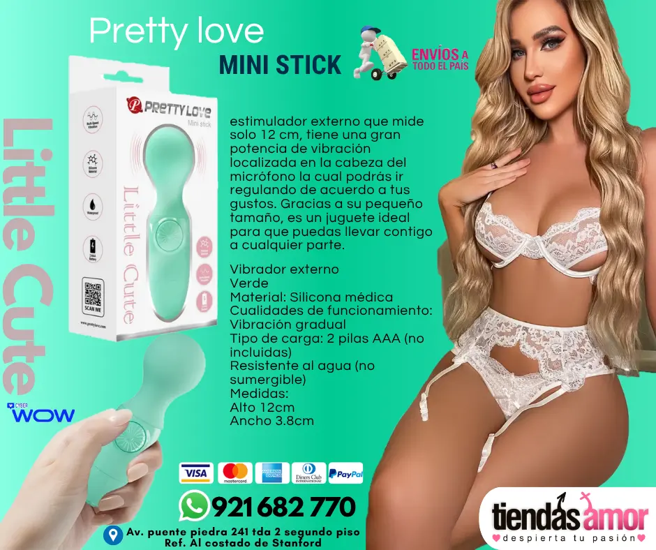 Pretty Love MINI STICK Little Cute es un estimulador extern