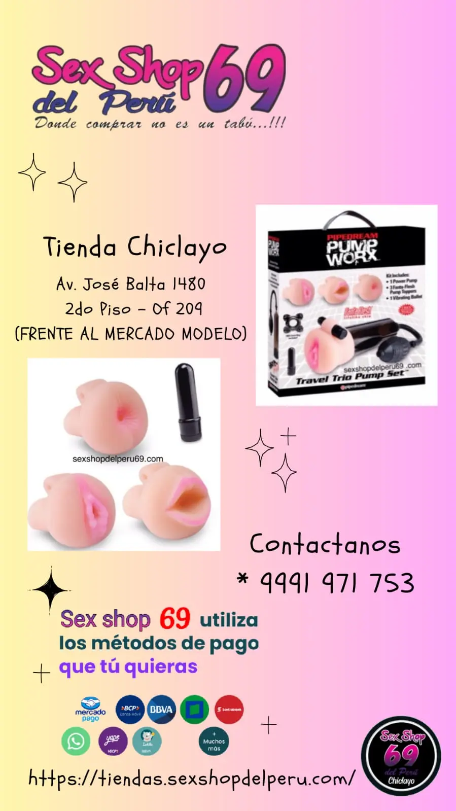 ACARICIADOR TRAVEL TRIO PUMP WORX