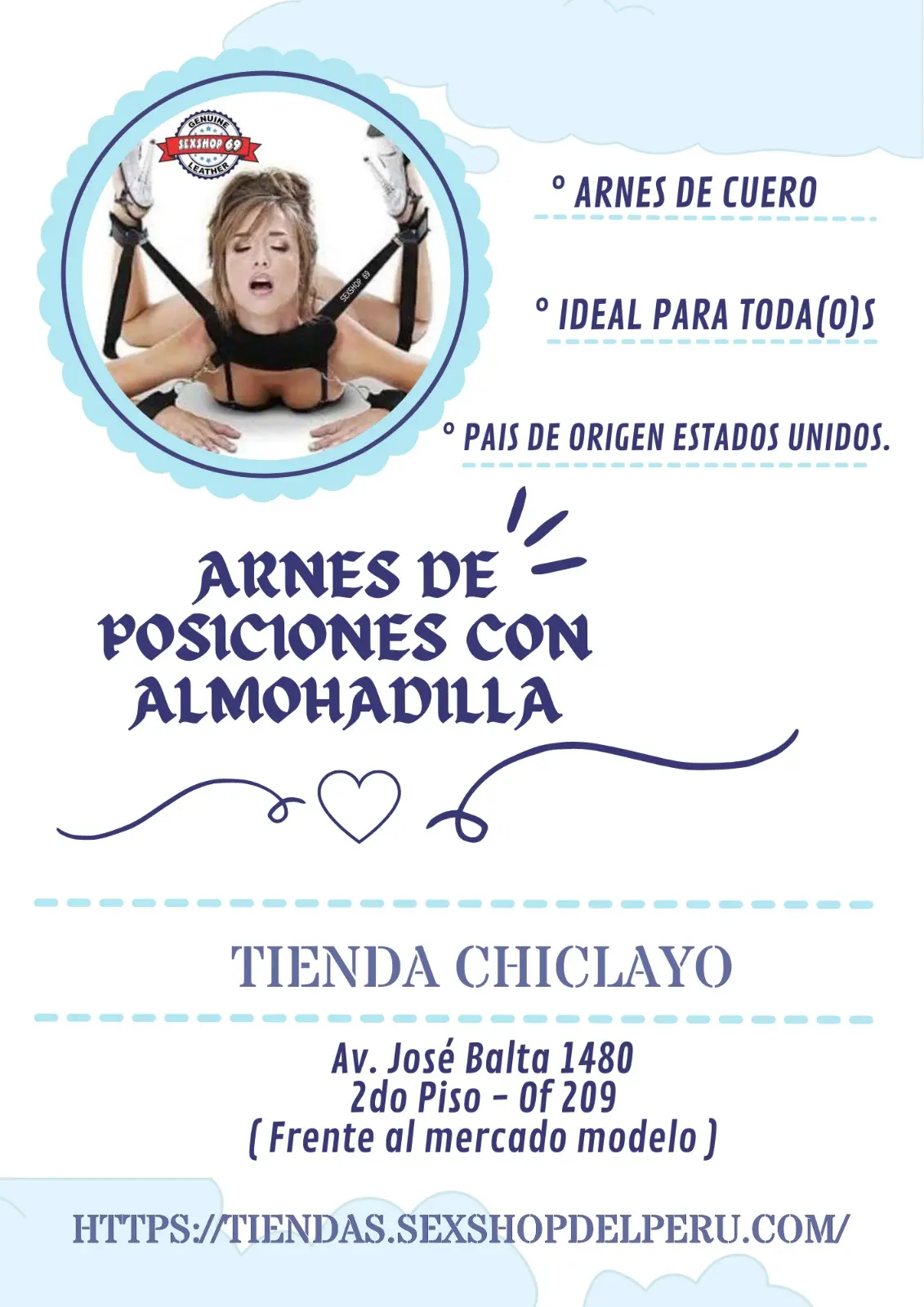 Fetish Arnes de Posiciones con Almohadilla