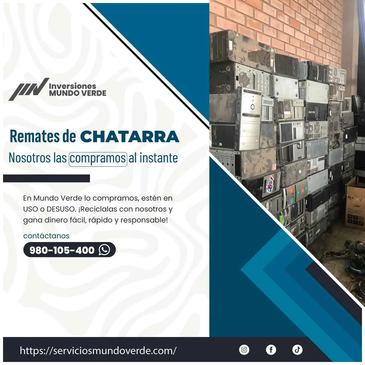 TIENES CHATARRA LO COMPRAMOS 