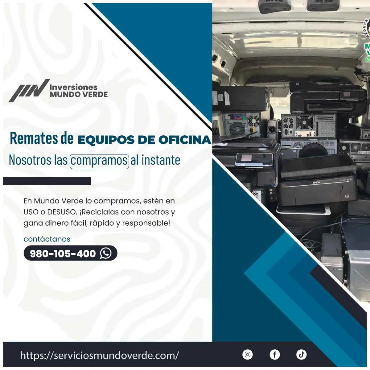 TIENES EQUIPOS DE OFICINA LO COMPRAMOS 