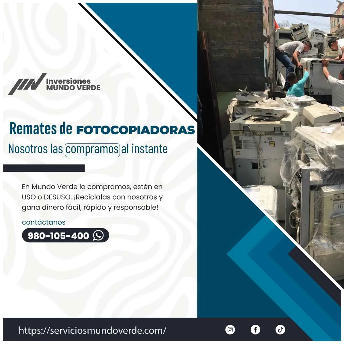 TIENES FOTOCOPIADORAS LO COMPRAMOS 