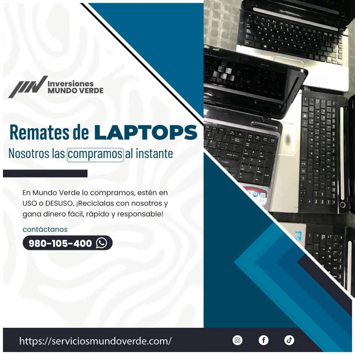 TIENES LAPTOPS EN DESUSO LO COMPRAMOS 