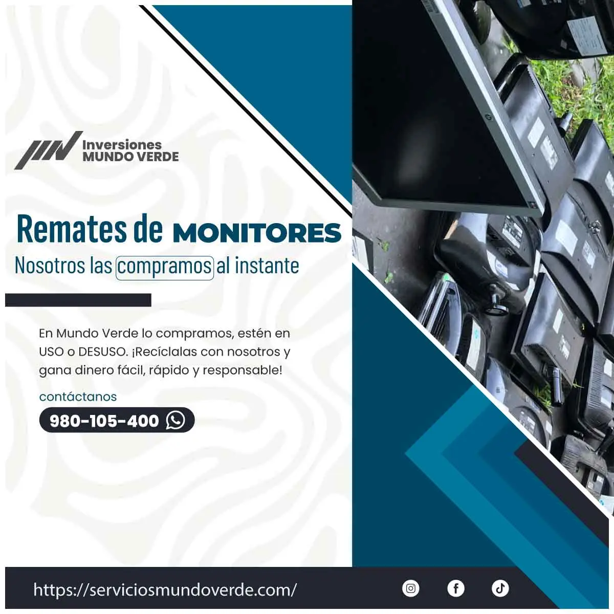 TIENES MONITORES ANTIGUOS LO COMPRAMOS 