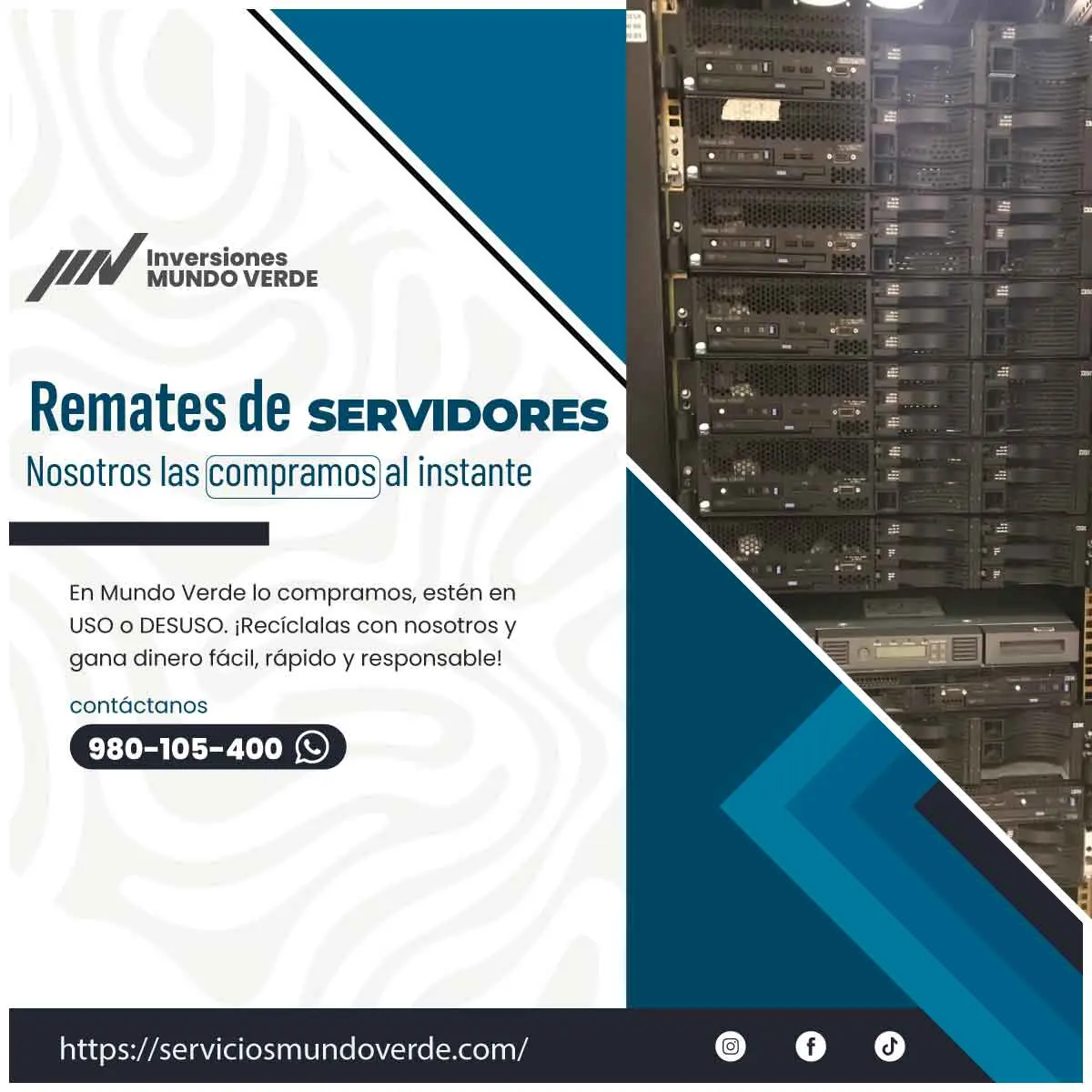 TIENES SERVIDORES ANTIGUOS LO COMPRAMOS 