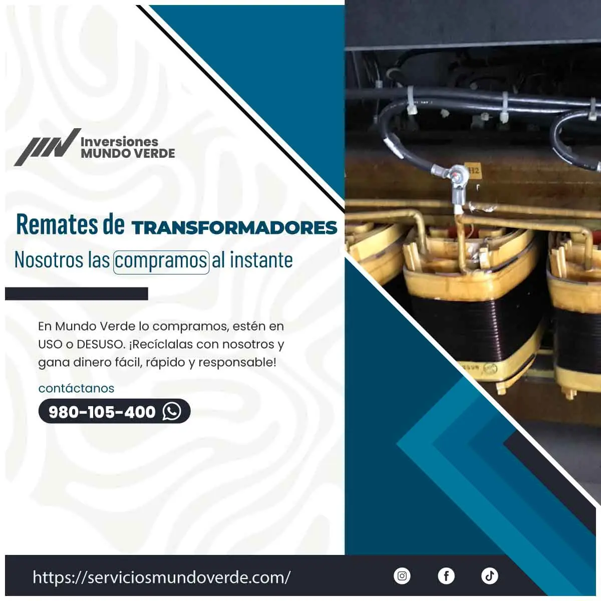 TIENES TRANSFORMADORES LO COMPRAMOS 