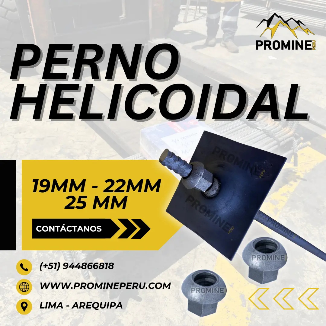 PERNO HELICOIDAL DE ALTO RENDIMIENTO Refuerzo Estructural