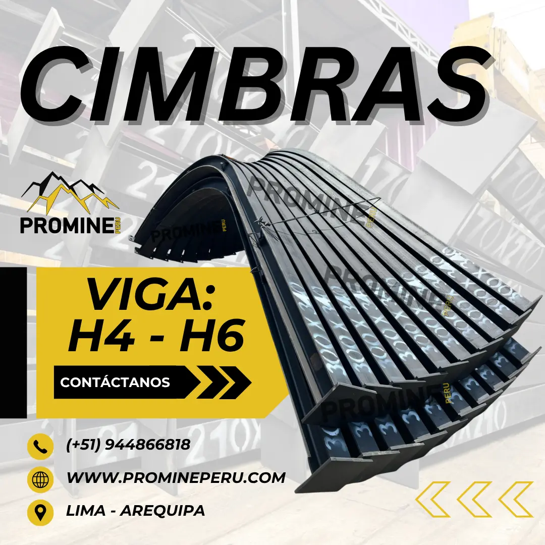 CIMBRAS METÁLICAS TIPO H Soporte Estructural