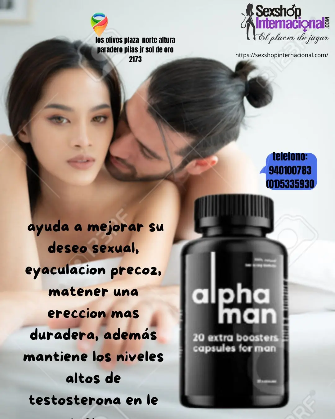 UN PRODUCTO QUE TE AYUDARA A TU VIDA SEXUAL ALPHA MAN