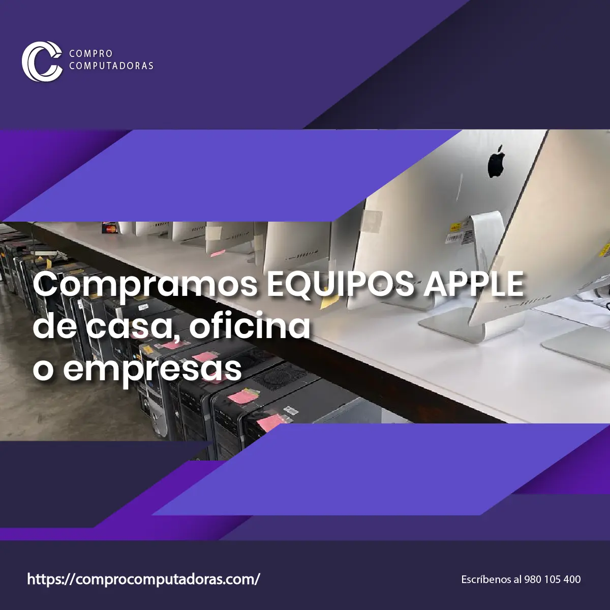 Compramos tus computadoras dadas de baja